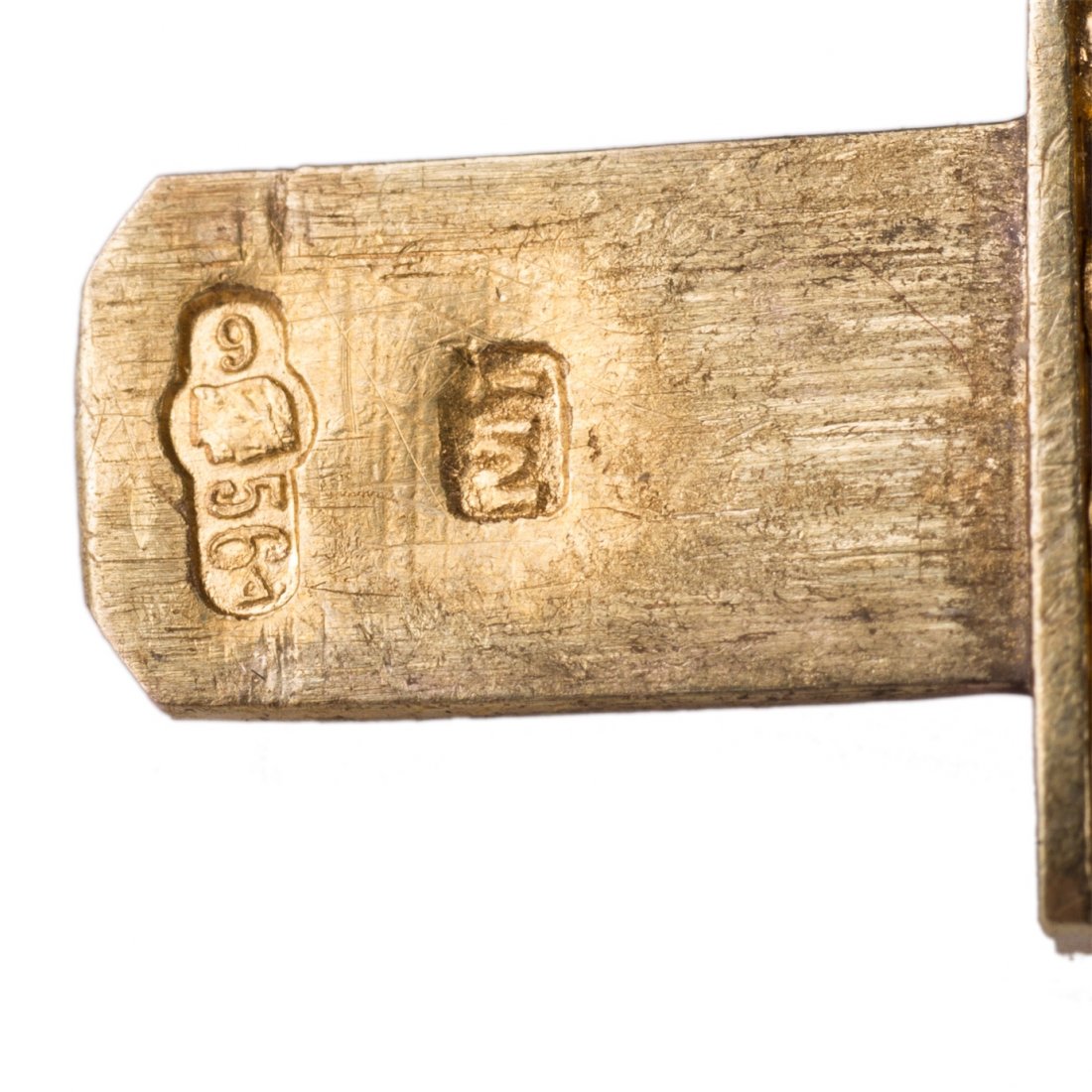 Russian Imperial time gold hand bracelet — image 3