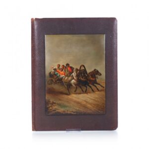 Russian lacquer paper folder. Workshop of Vishniakov. — image 1
