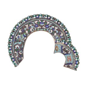 Russian Mother of God icon riza crown — image 1