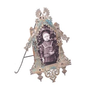 Russian style silver photograph frame — image 1