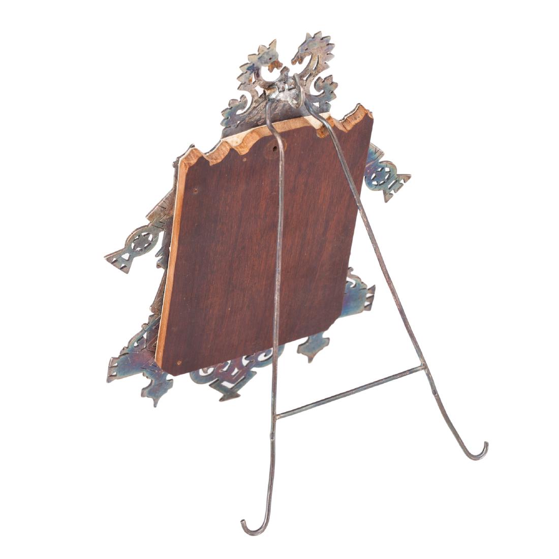 Russian style silver photograph frame — image 3