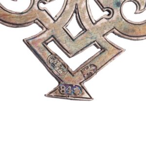 Russian style silver photograph frame — image 4