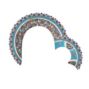 Russian Mother of God icon riza crown — image 1