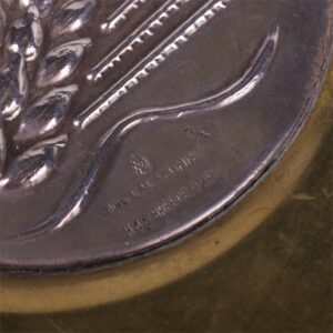 Silver-bronze decorate plate. — image 3
