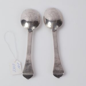 Silver spoons. 18th century. — image 2