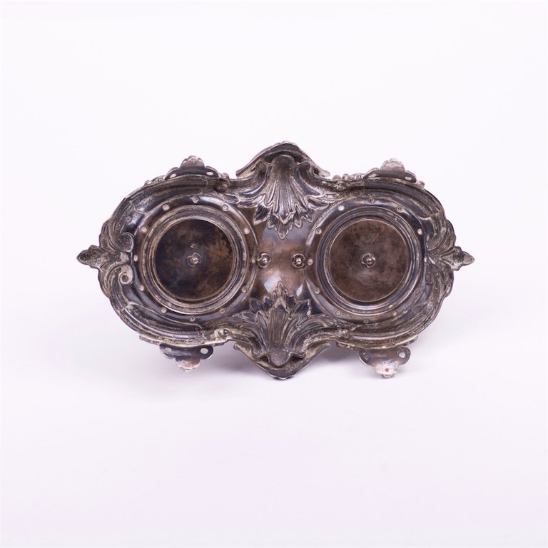 Antique French silver cruet stand — image 4