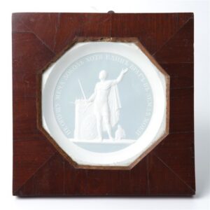 Decorative plate in the manner of Eart Tolstoy medal, — image 1
