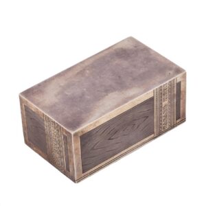 Russian engraved silver cigar box, M. Isakov — image 5