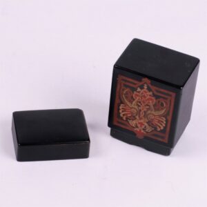 Russian lacquer box for playing cards. Workshop of — image 6