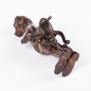 Antique bronze figure "A hunter dog" — image 5