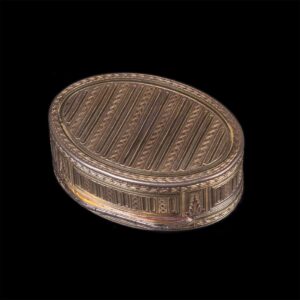 Antique French bronze gilded box — image 2