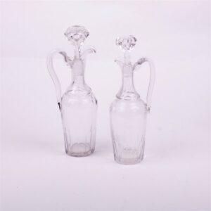 Antique French silver cruet stand — image 8
