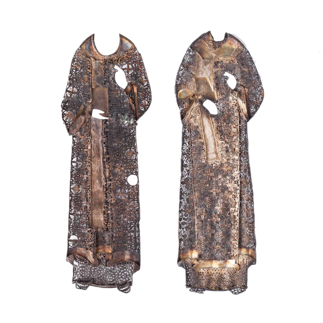 Russian filigree and en plein enamel riza dress — image 2