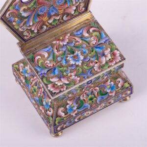 Russian silver salt cellar. — image 2