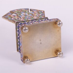 Russian silver salt cellar. — image 7