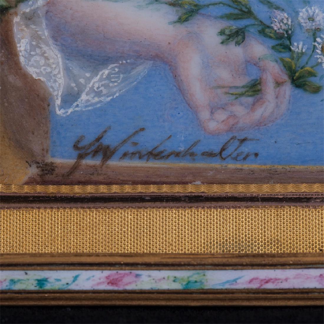 Antique bronze frame — image 3