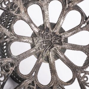 Antique filigree silver stand for egg — image 4