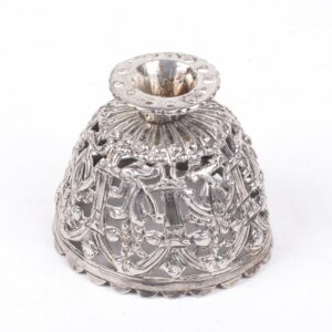 Antique filigree silver stand for egg — image 2