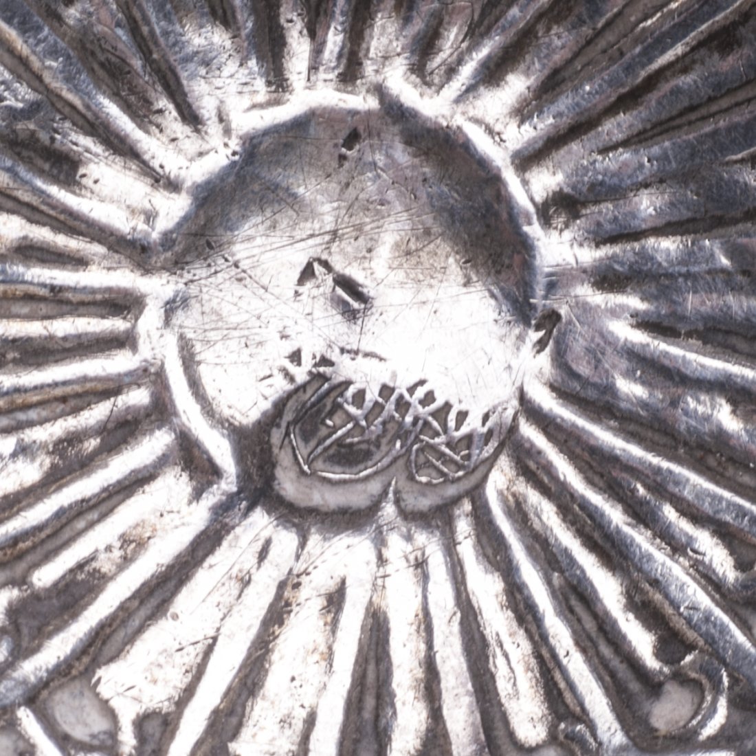 Antique filigree silver stand for egg — image 4