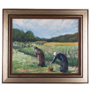 Painting "The Flax Harvest is about to Start" — image 1