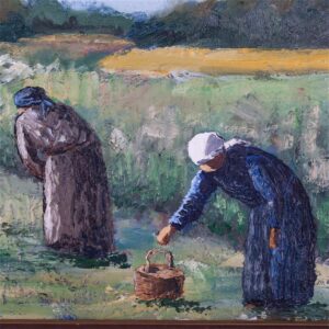 Painting "The Flax Harvest is about to Start" — image 3