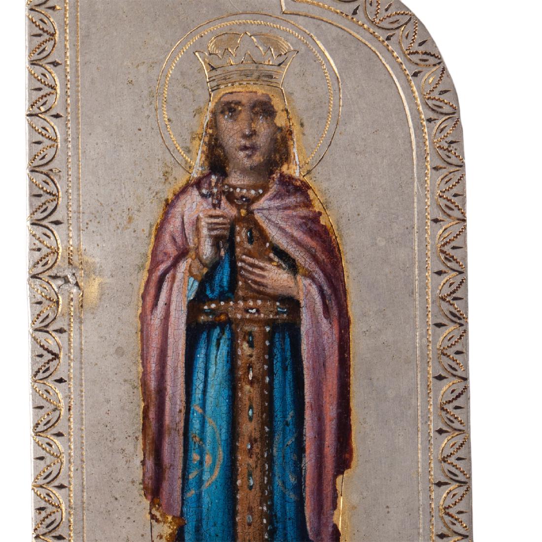 Russian silver-gilt triptych elements — image 3