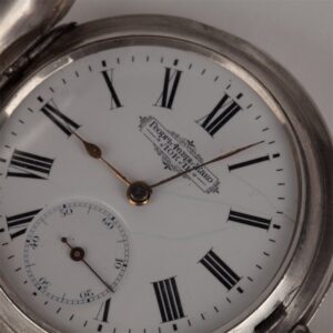 Silver pocket watch George Favre Jacot (Zenith). — image 3