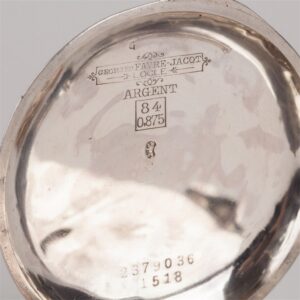 Silver pocket watch George Favre Jacot (Zenith). — image 6