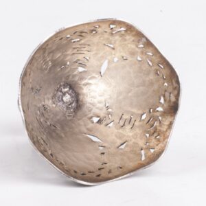 Antique filigree silver stand for egg — image 2