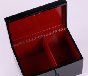 Russian lacquer casket "Winter troyka". — image 3