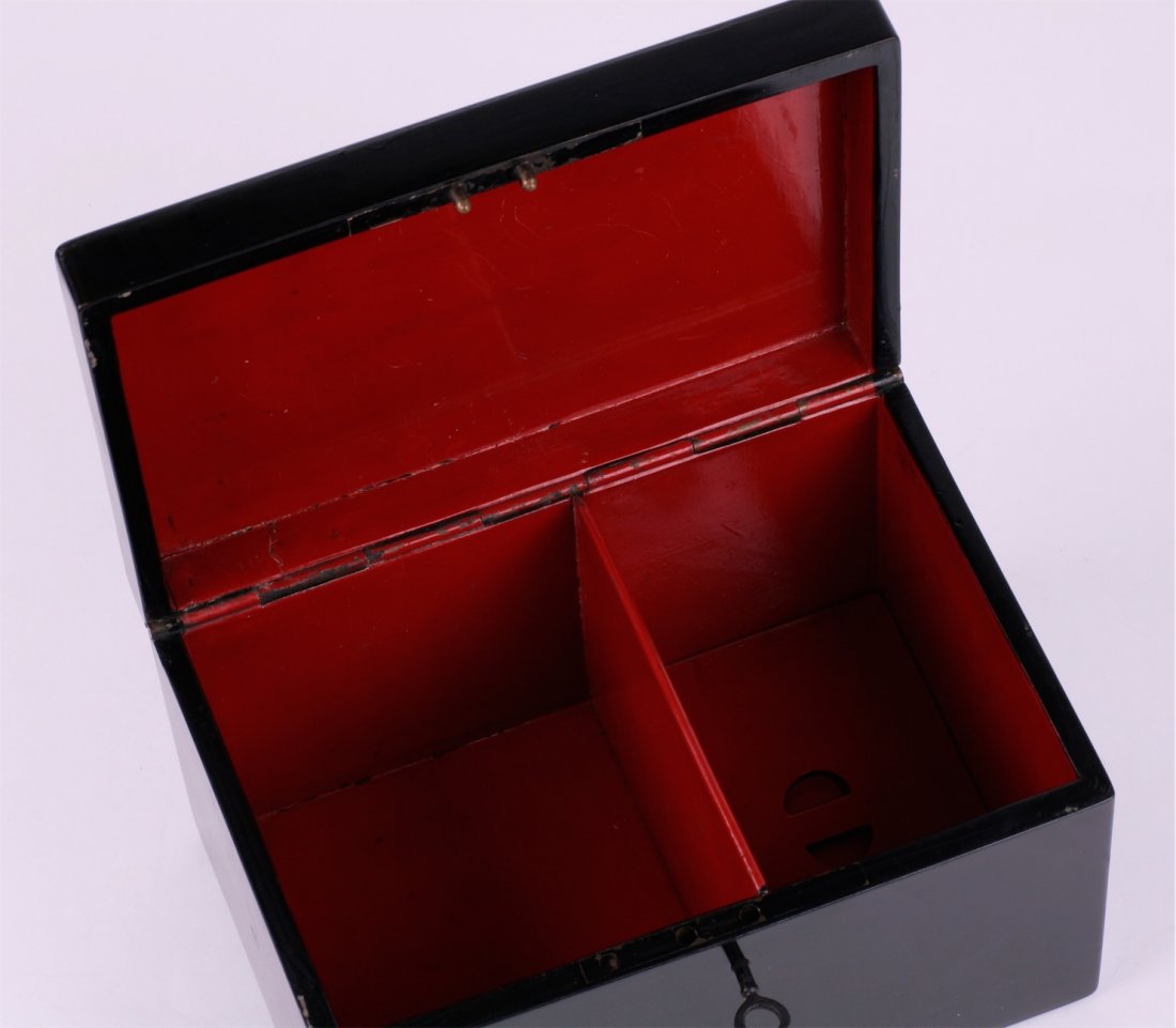 Russian lacquer casket "Winter troyka". — image 3