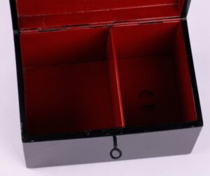 Russian lacquer casket "Winter troyka". — image 4