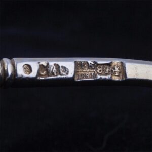 Russian silver-gilt and engraving jam spoon. Moscow, — image 4