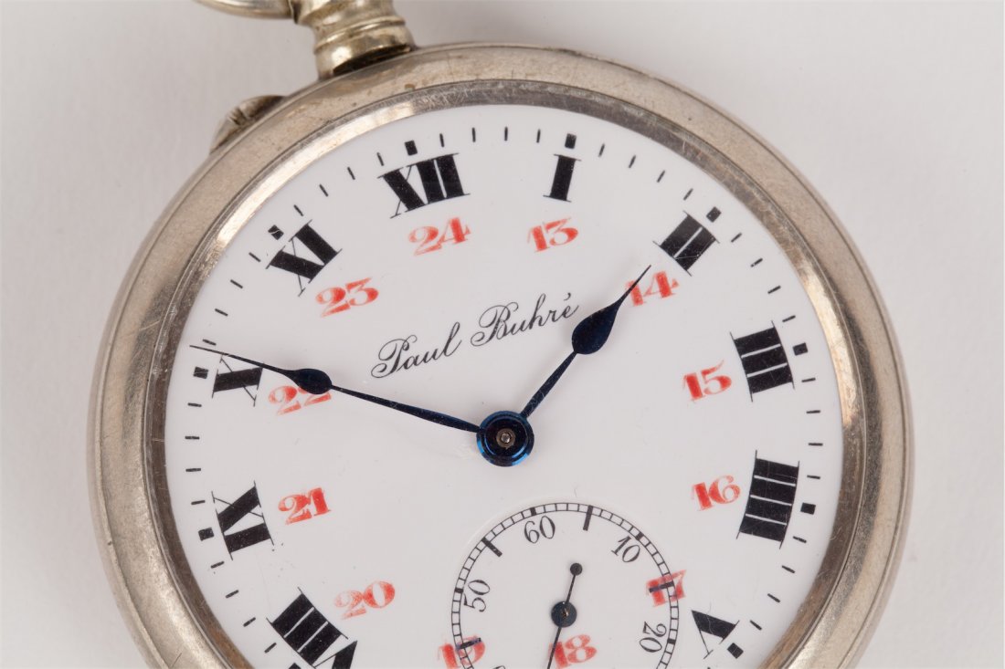 Metal pocket watch Paul Buhre (Pavel Bure). — image 2