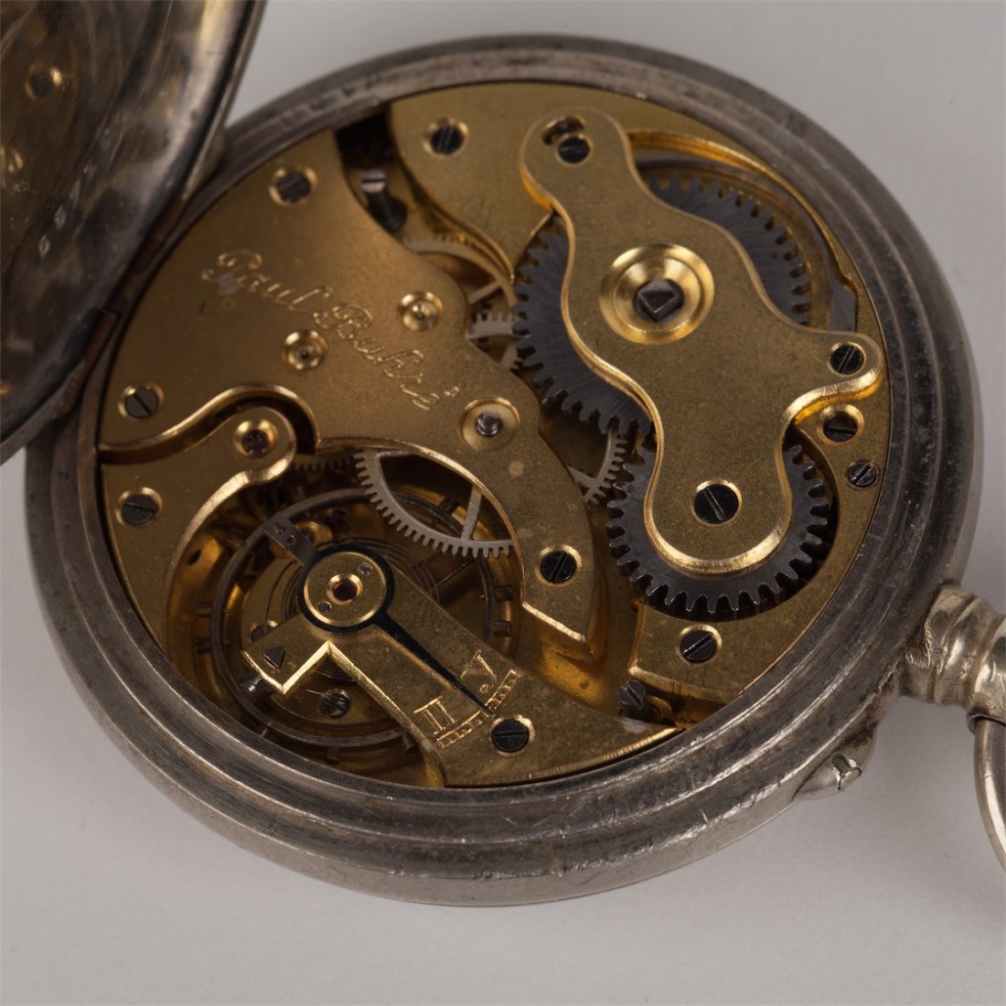 Metal pocket watch Paul Buhre (Pavel Bure). — image 6