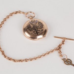 Imperial Russian Presentation Pocket watch in Gold. — image 1