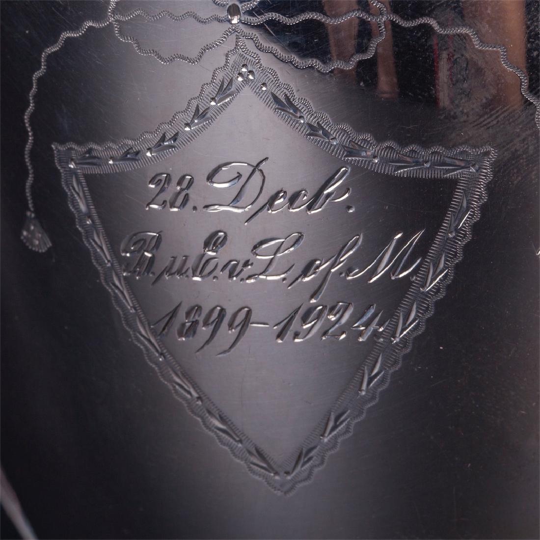 Russian silver-gilt and engraved prize goblet — image 2