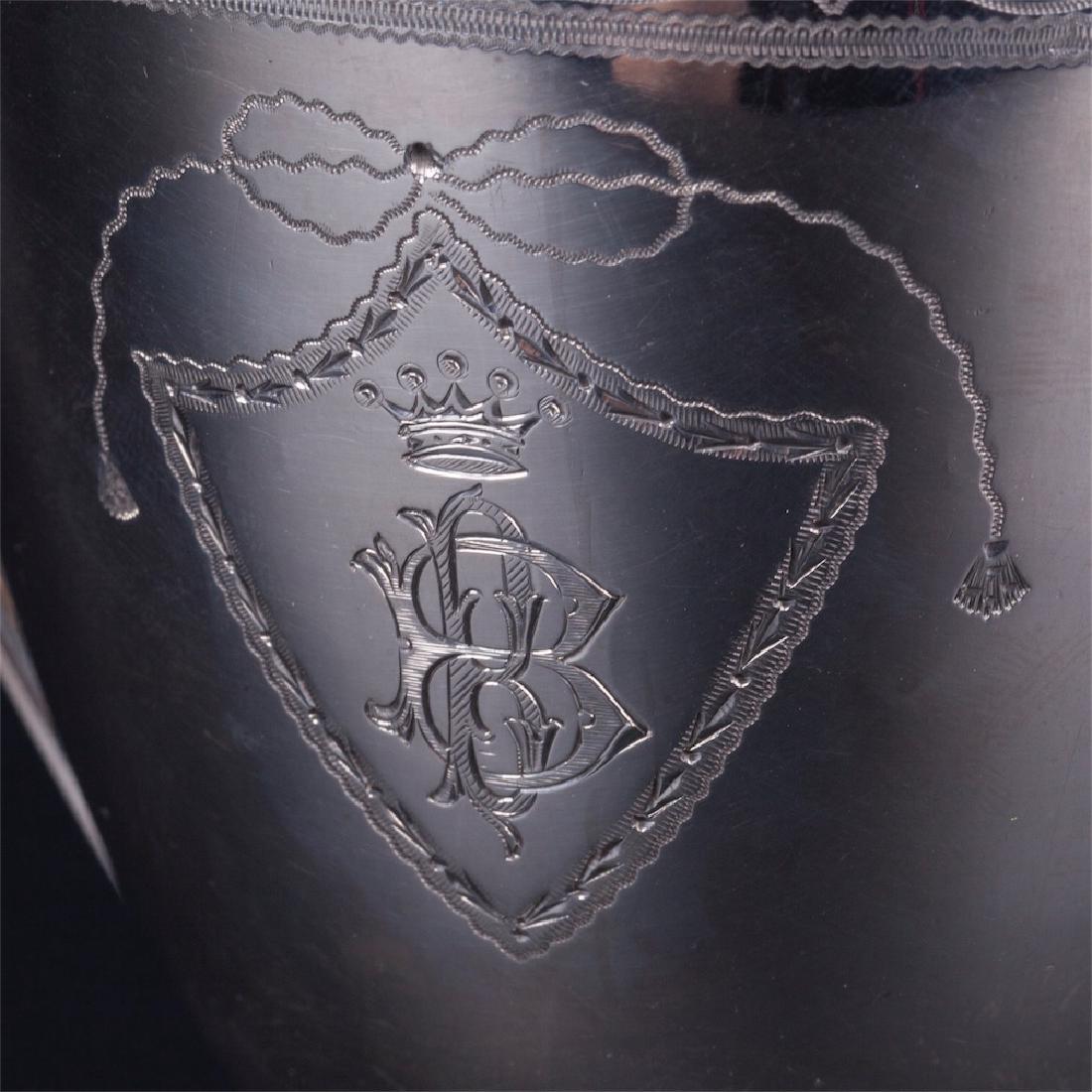 Russian silver-gilt and engraved prize goblet — image 3
