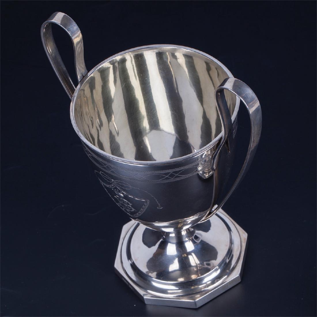 Russian silver-gilt and engraved prize goblet — image 4