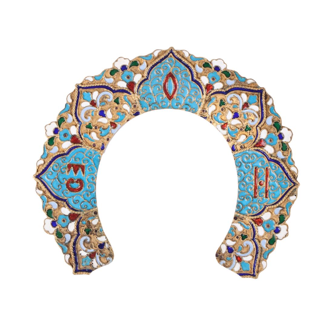 Russian Christ icon riza crown — image 1