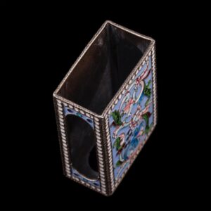 Russian silver and enamel matchbox — image 4
