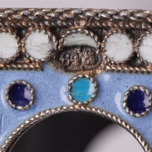 Russian silver and enamel matchbox — image 5