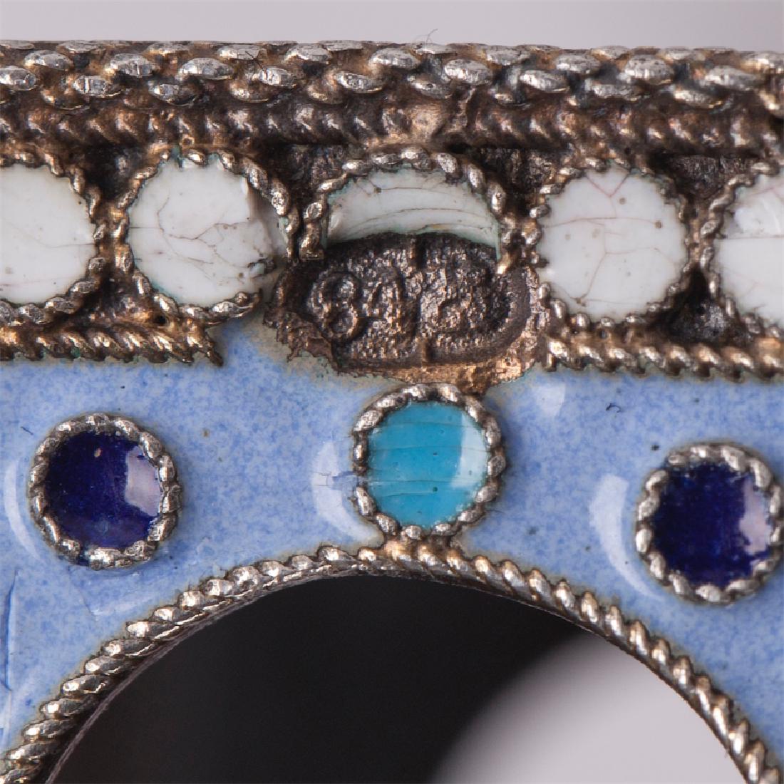 Russian silver and enamel matchbox — image 5