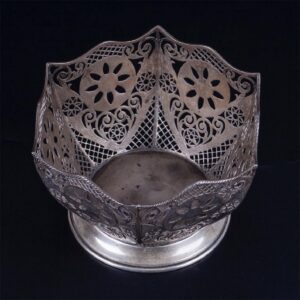Antique silver candy dish — image 2