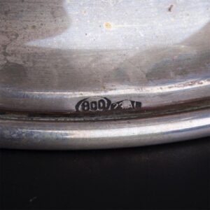 Antique silver candy dish — image 4