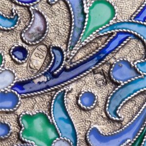 Russian silver and enamel cigarette-case — image 5