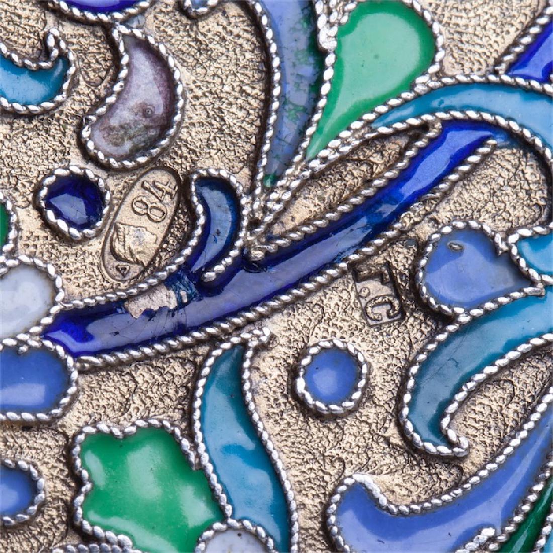 Russian silver and enamel cigarette-case — image 5