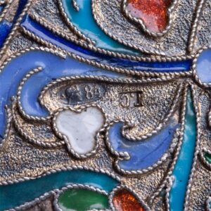 Russian silver and enamel cigarette-case — image 6