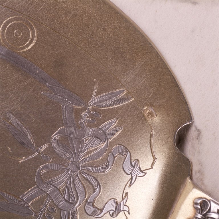 Silver serving set for dessert. — image 5
