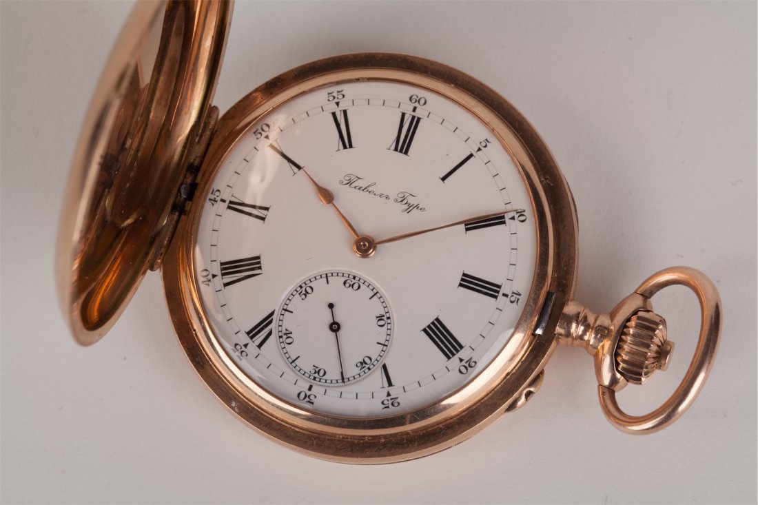 An Imperial Russian Hight Grade Pocket watch in Gold . — image 3